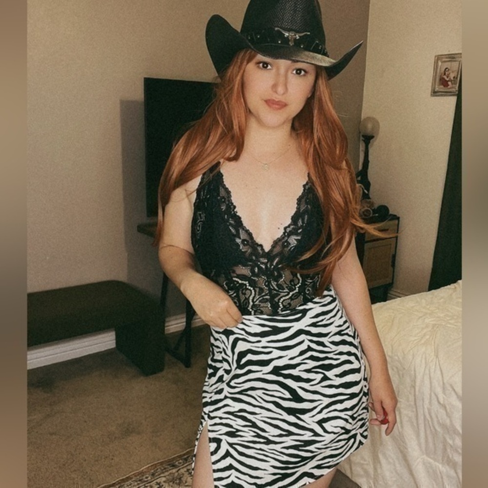 Zebra Mini skirt